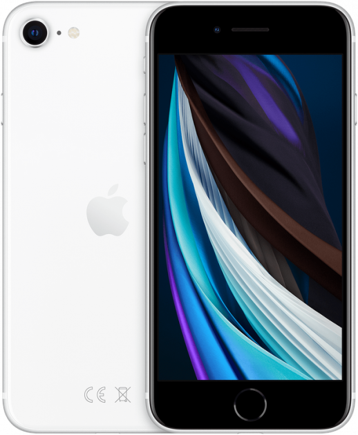 Купить Мобильный телефон Apple iPhone SE 128GB 2020 White Slim Box (MHGU3) Официальная гарантия в рассрочку без процентов