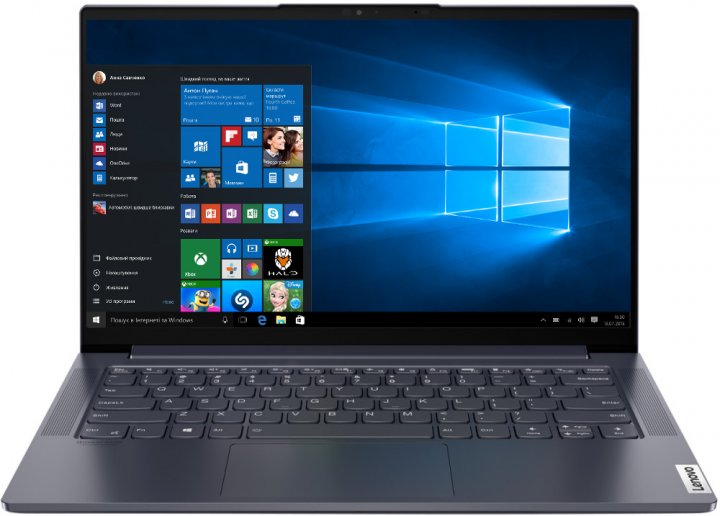 Купить Ноутбук Lenovo Yoga Slim 7 14IIL05 (82A100HTRA) Slate Grey в рассрочку без процентов