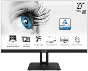 Купить Монитор MSI PRO MP271P (9S6-3PA2AT-010) в рассрочку без процентов