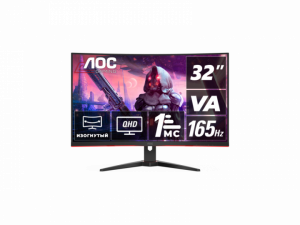 Купить Монитор AOC GAMING CQ32G2SE/BK в рассрочку без процентов
