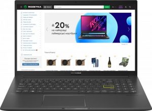 Купить Ноутбук ASUS VivoBook 15 OLED K513EP-L1389 (90NB0SJ1-M05050) Black в рассрочку без процентов