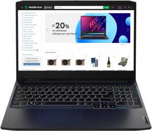 Купить Ноутбук Lenovo IdeaPad Gaming 3 15ACH6 (82K201KBRA) Shadow Black в рассрочку без процентов
