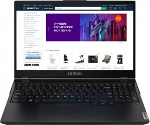 Купить Ноутбук Lenovo Legion 5 15IMH05 (82AU00JLRA) Phantom Black в рассрочку без процентов